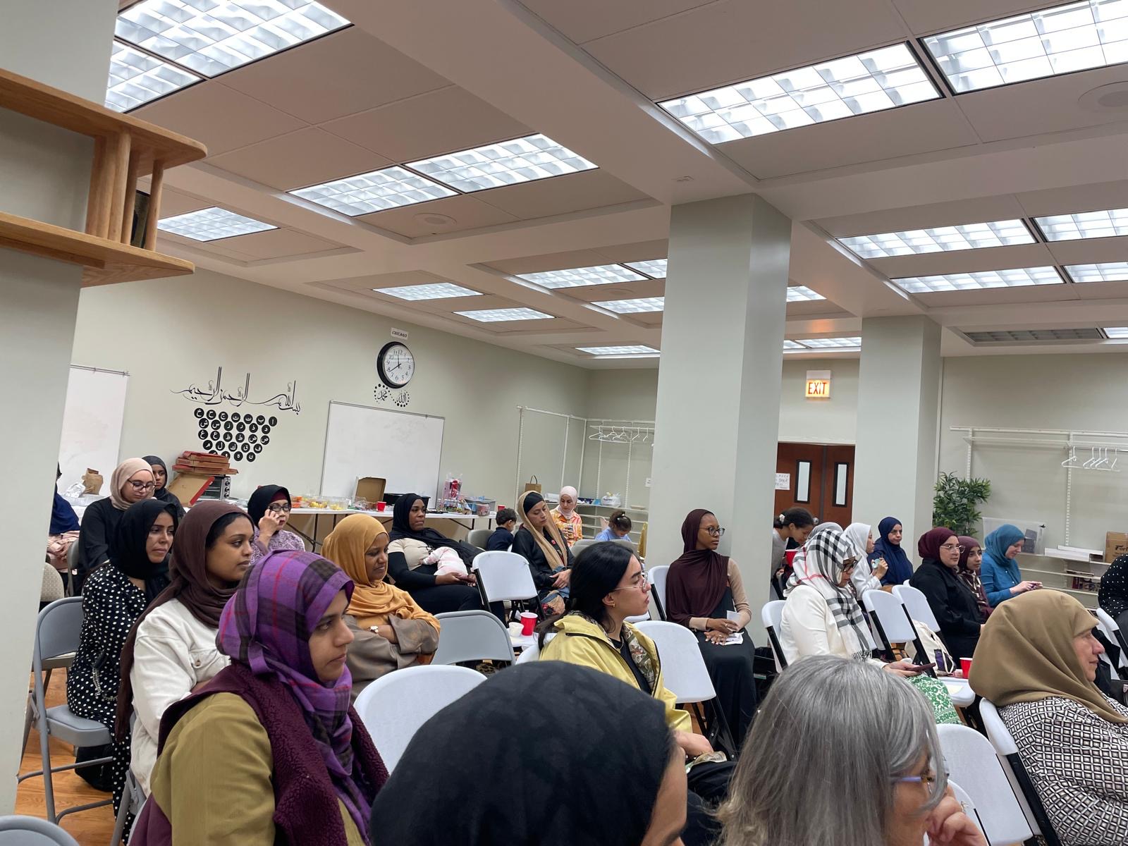 Sisters gathered to listen at the Chicago launch