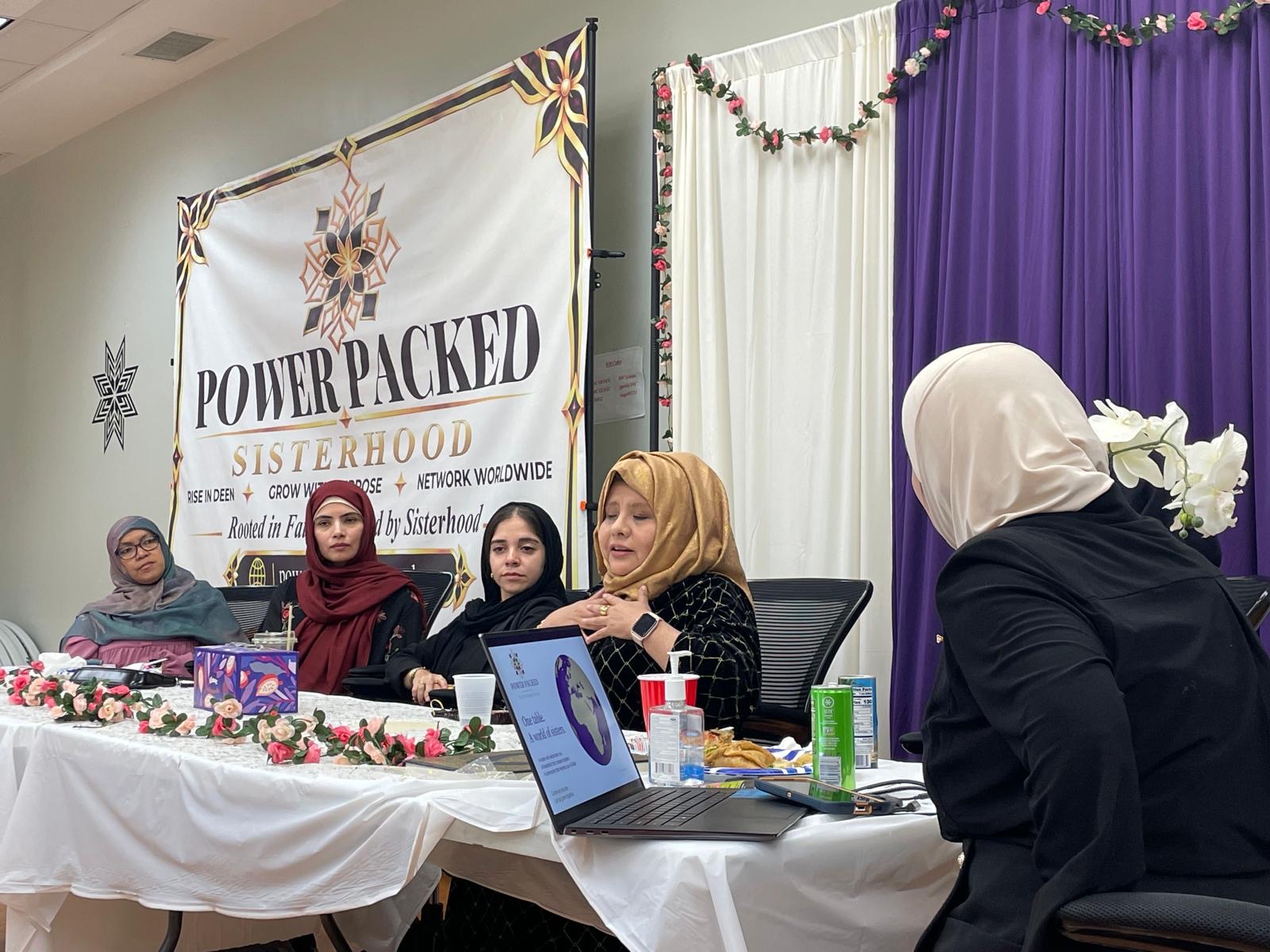 Sisters sharing thoughts at the Power Packed Sisterhood launch panel